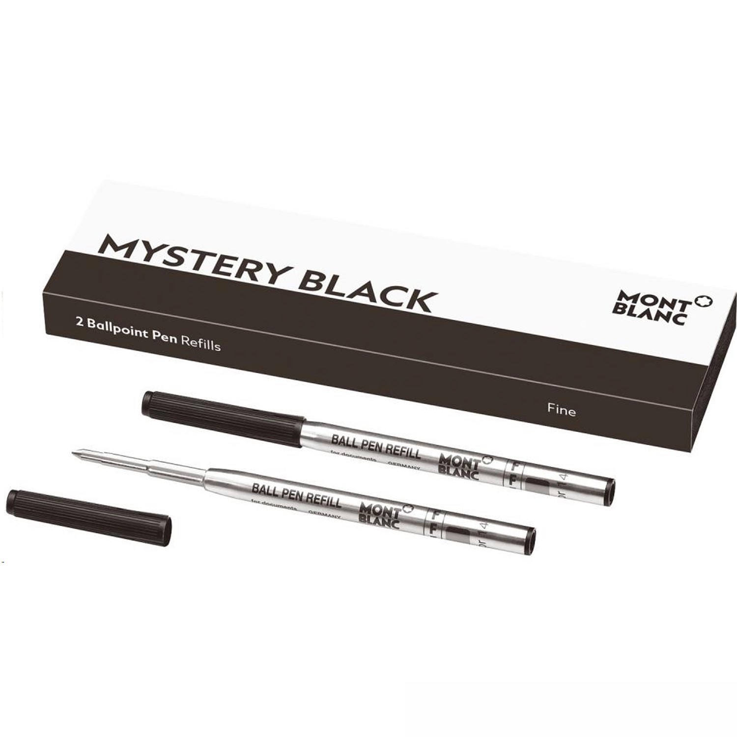 Montblanc 2 Kugelschreiberminen (F) Mystery Black 128210 Montblanc 2 Kugelschreiberminen (F) Mystery Black 128210