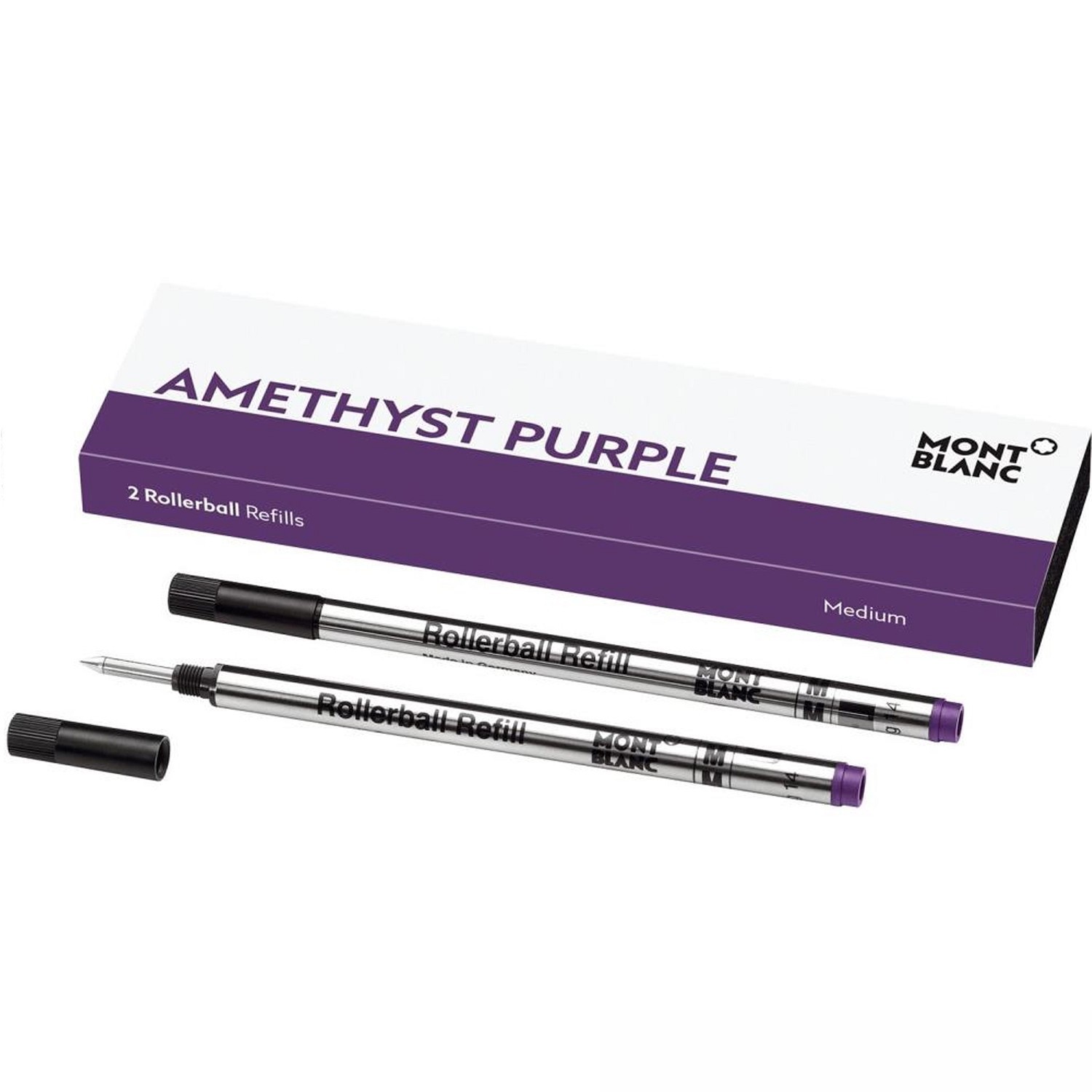 Montblanc 2 Rollerballminen (M) Amethyst Purple 128236 Montblanc 2 Rollerballminen (M) Amethyst Purple 128236
