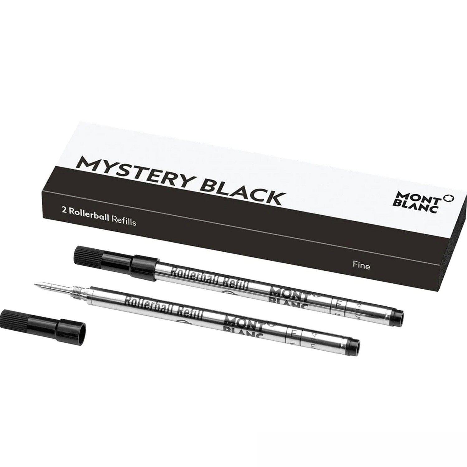 Montblanc 2 Rollerballminen (F) Mystery Black 128230 Montblanc 2 Rollerballminen (F) Mystery Black 128230