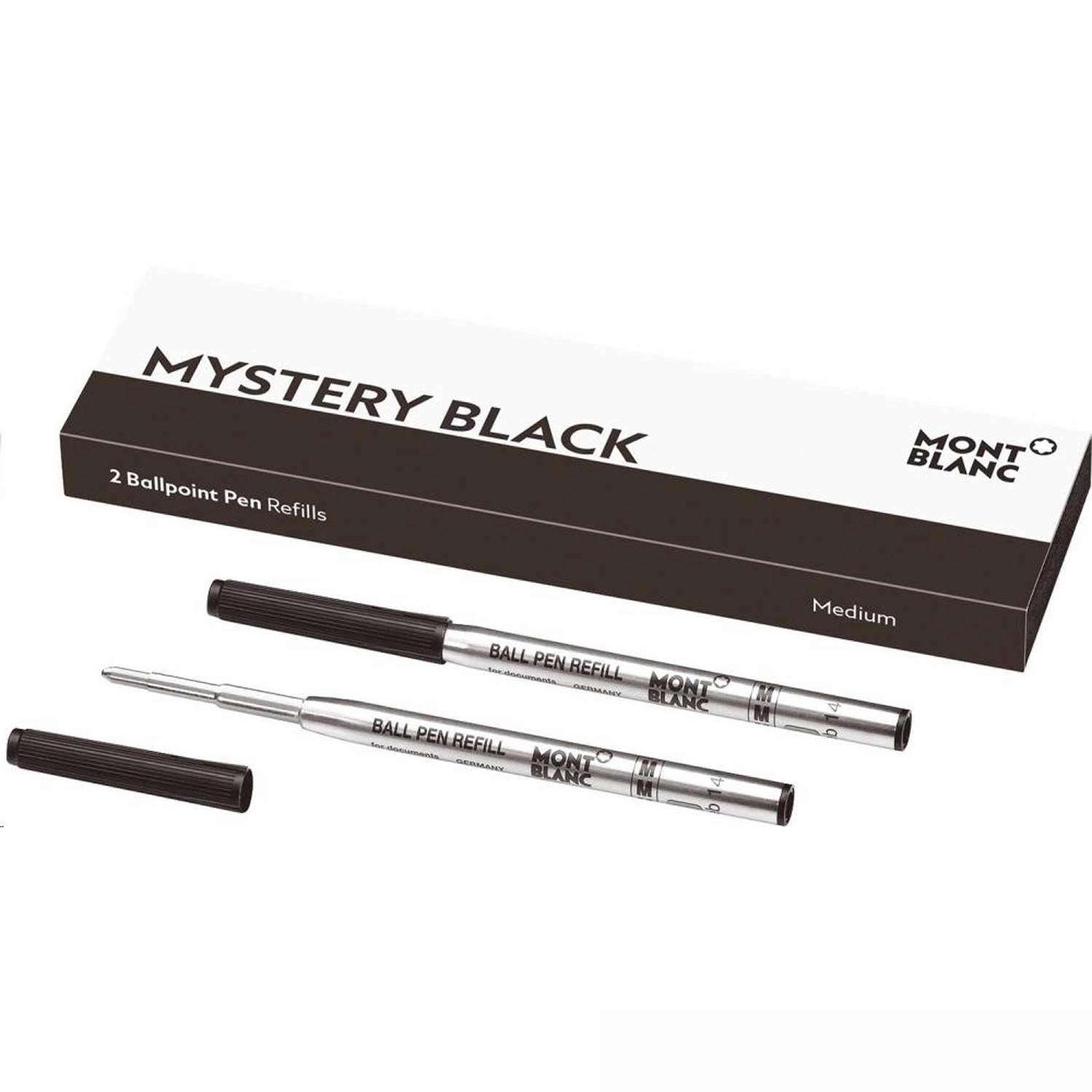 Montblanc 2 Kugelschreiberminen (M) Mystery Black 128211 Montblanc 2 Kugelschreiberminen (M) Mystery Black 128211
