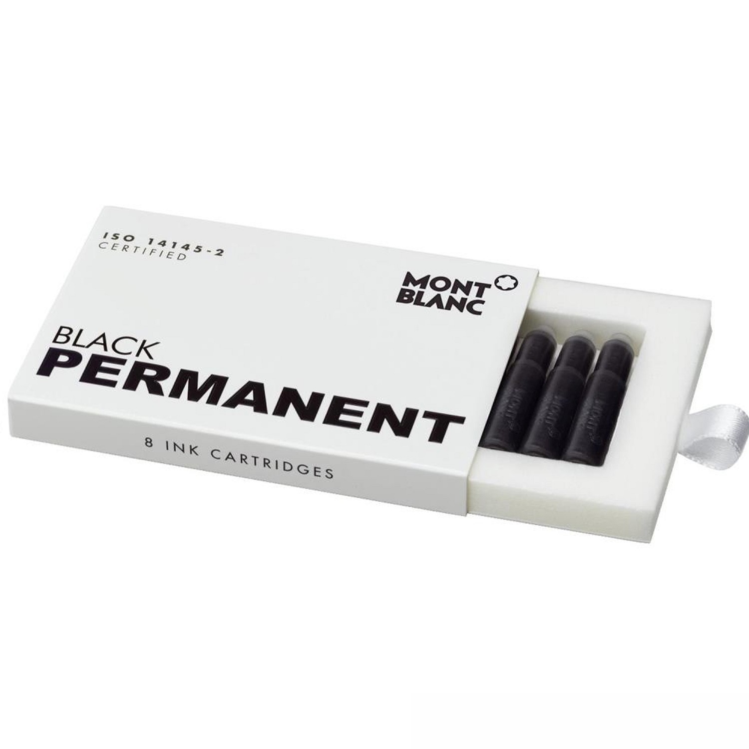 Montblanc 8 Tintenpatronen  Permanent Black 128209 Montblanc 8 Tintenpatronen  Permanent Black 128209