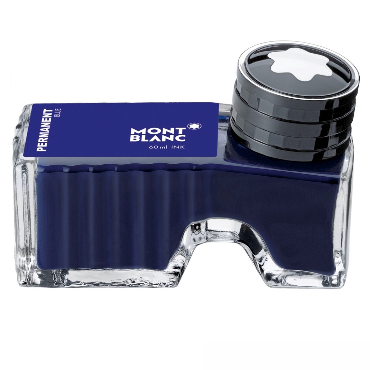 Montblanc Tintenfass 60ml Permanent Blue 128195 Montblanc Tintenfass 60ml Permanent Blue 128195