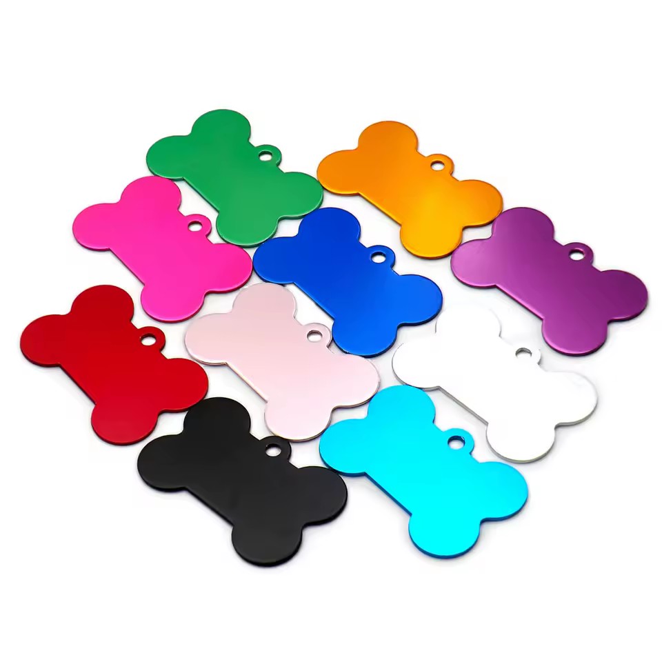 Schlüsselanhänger / Hundemarke in Knochenform, inklusive Lasergravur und Schlüsselring Schlüsselanhänger / Hundemarke in Knochenform, inklusive Lasergravur und Schlüsselring