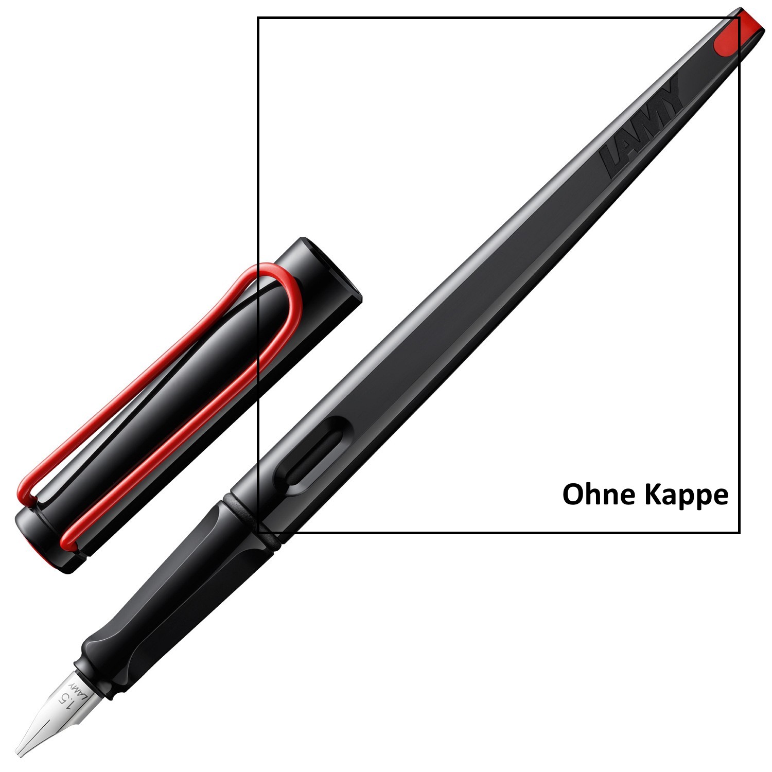 LAMY Ersatzteil Schaft für Füller joy black 015 LAMY Ersatzteil Schaft für Füller joy black 015