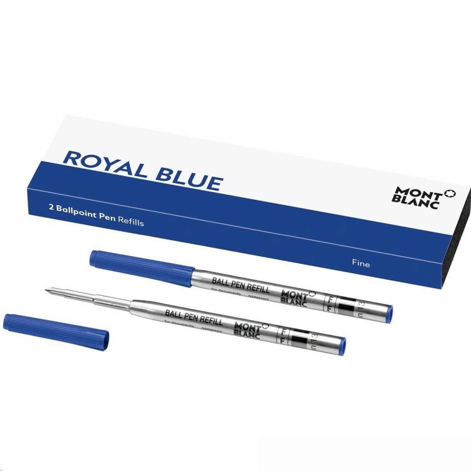 Montblanc 2 Kugelschreiberminen (F) Royal Blue 128213 Montblanc 2 Kugelschreiberminen (F) Royal Blue 128213