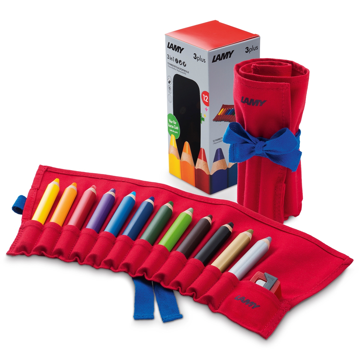 LAMY 3plus 12er Stoffrolle (rot) LAMY 3plus 12er Stoffrolle (rot)
