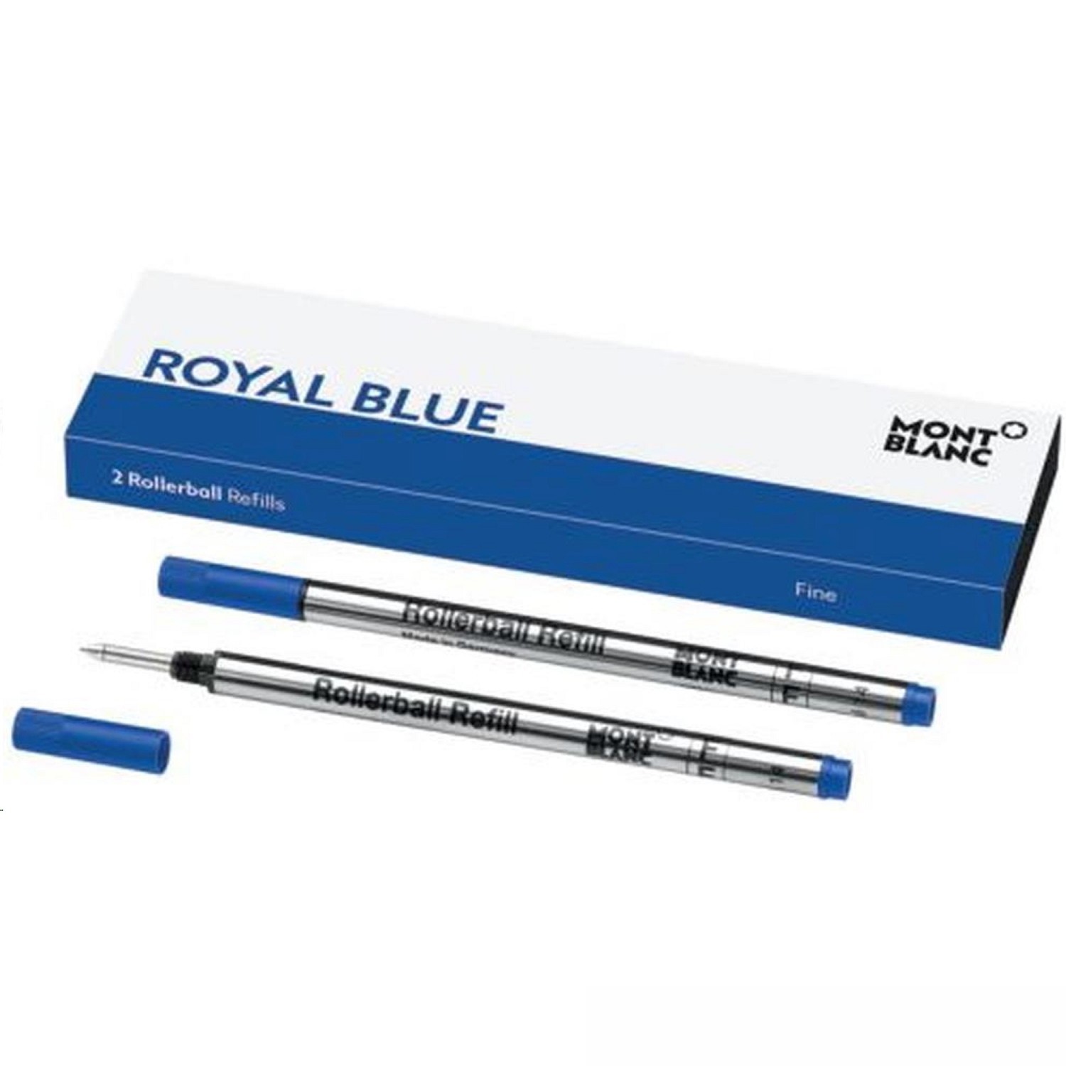 Montblanc 2 Rollerballminen (F) Royal Blue 128232 Montblanc 2 Rollerballminen (F) Royal Blue 128232