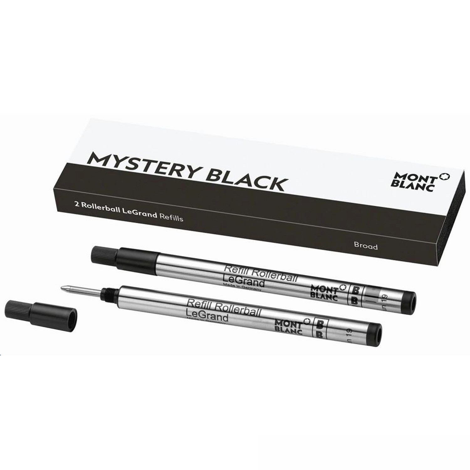 Montblanc 2 Rollerballminen LeGrand (B) Mystery Black 128226 Montblanc 2 Rollerballminen LeGrand (B) Mystery Black 128226