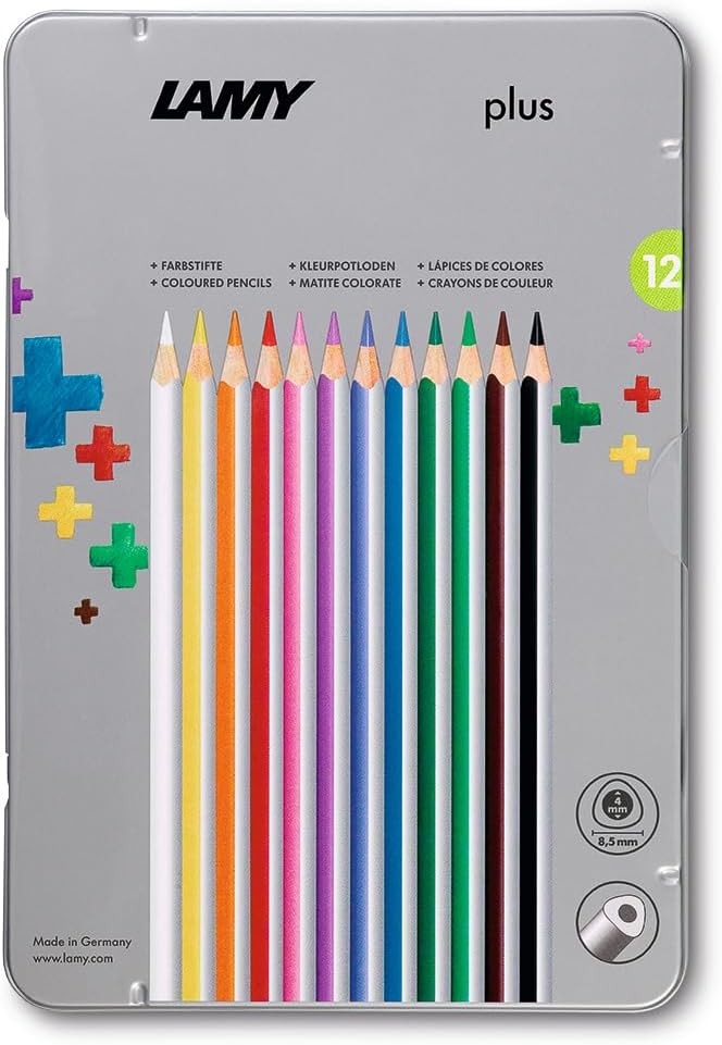 LAMY plus 12er-Set-Metallbox Farbstifte 530 LAMY plus 12er-Set-Metallbox Farbstifte 530