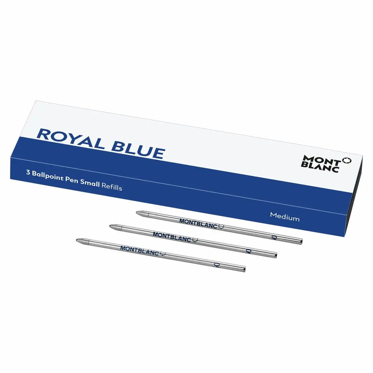 Montblanc 3 Kugelschreiberminen Royal Blue 128223 Montblanc 3 Kugelschreiberminen Royal Blue 128223
