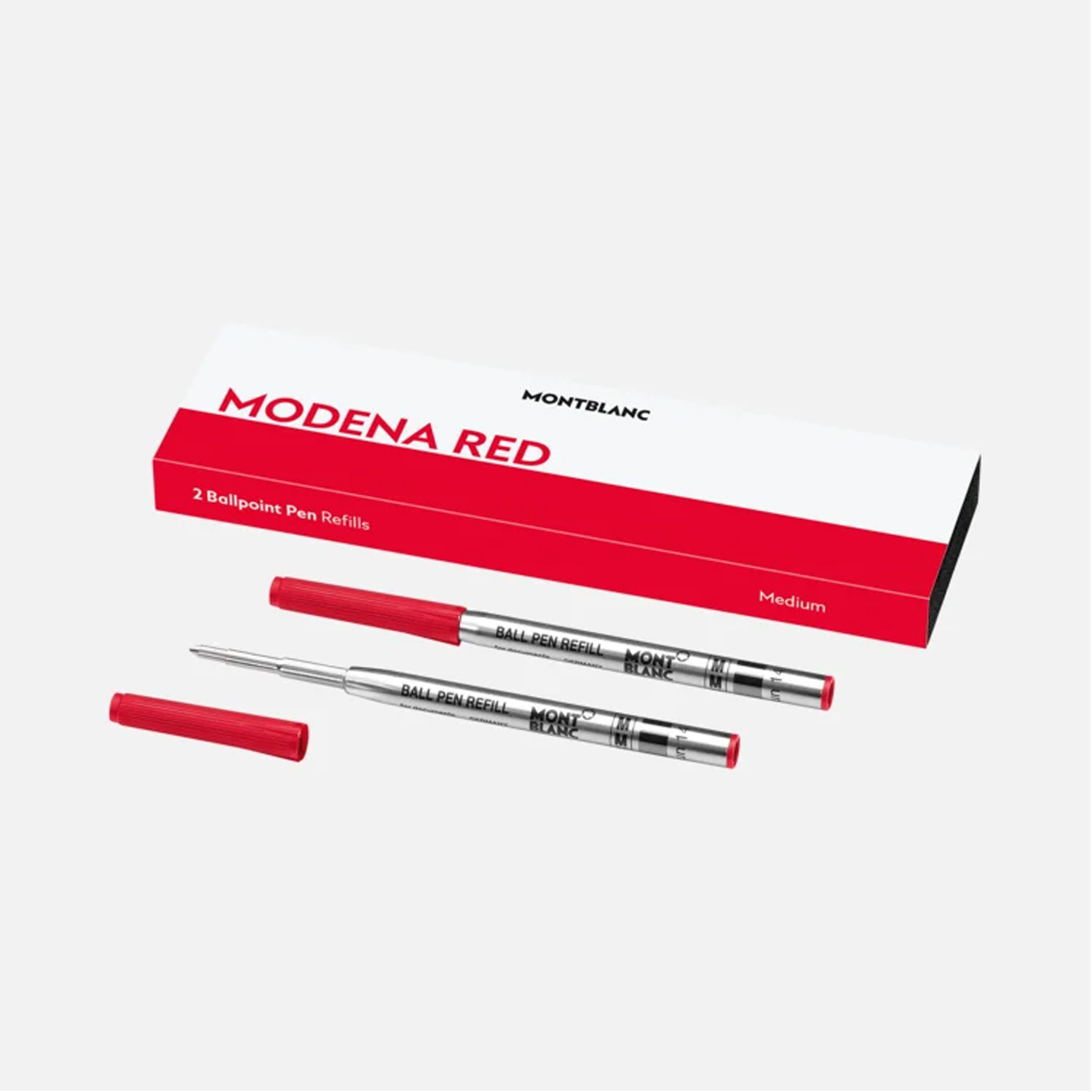 Montblanc 2 Kugelschreiberminen (M) Moderna Red 128216 Montblanc 2 Kugelschreiberminen (M) Moderna Red 128216
