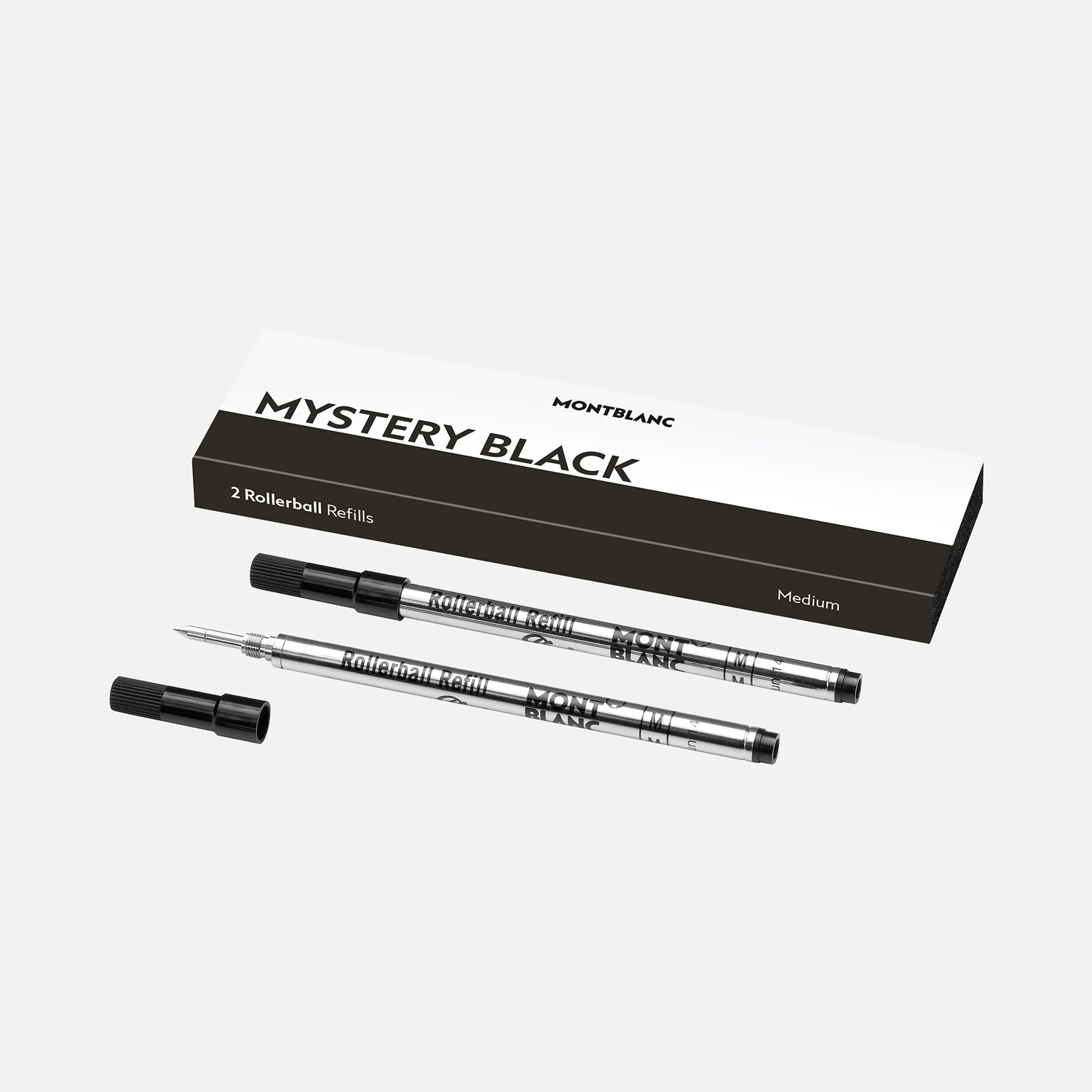 Montblanc 2 Rollerballminen (M) Mystery Black 128231 Montblanc 2 Rollerballminen (M) Mystery Black 128231